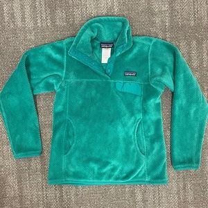 Patagonia polartec pullover size XS green